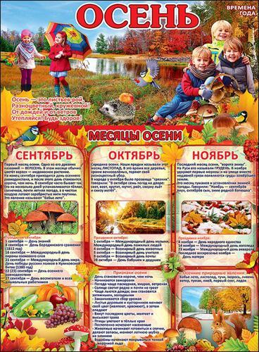 Плакат "Осень" Формат А2