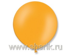 Шар латексный Р 350/007 "Олимпийский" пастель Экстра Orange (оранжевый)